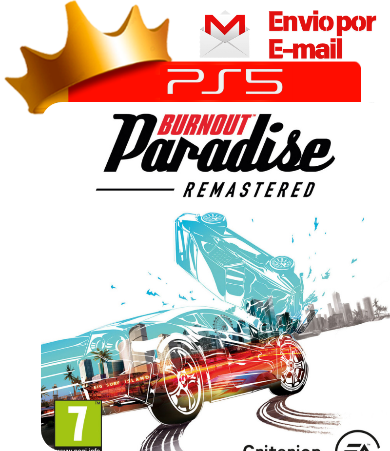 Burnout Paradise HD para PS5 - O Rei dos Games