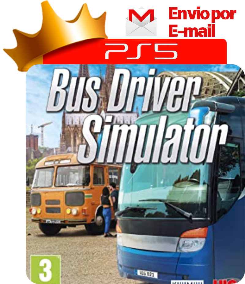 Bus Driver Simulator para PS5 - O Rei dos Games