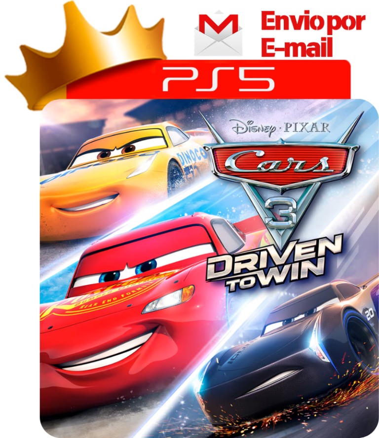 Carros 3: Correndo para Vencer para PS5 - O Rei dos Games