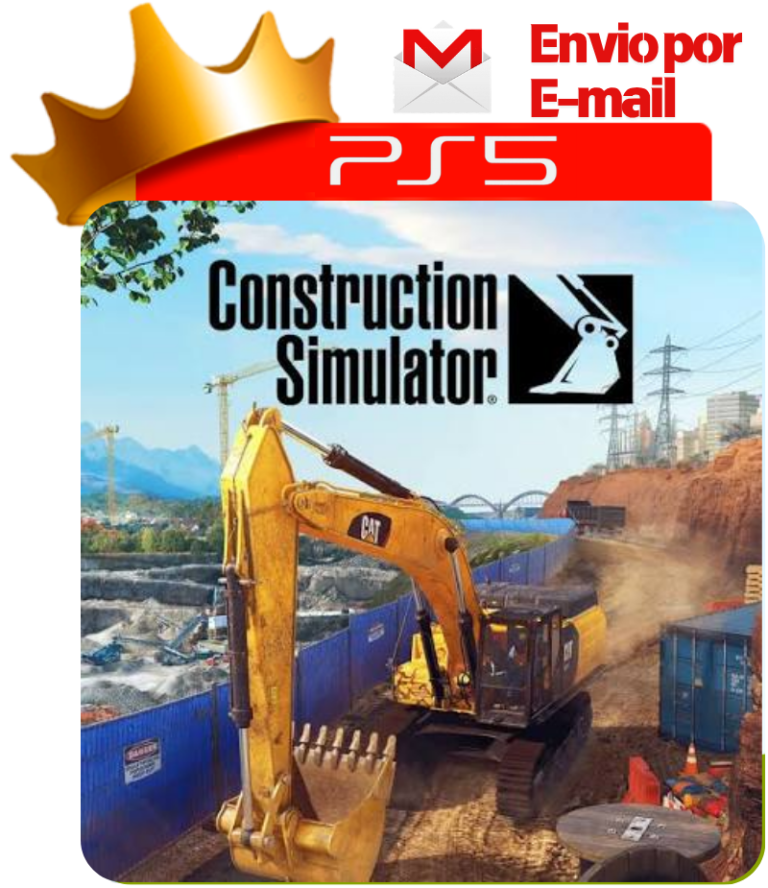Construction Simulator para PS5 - O Rei dos Games