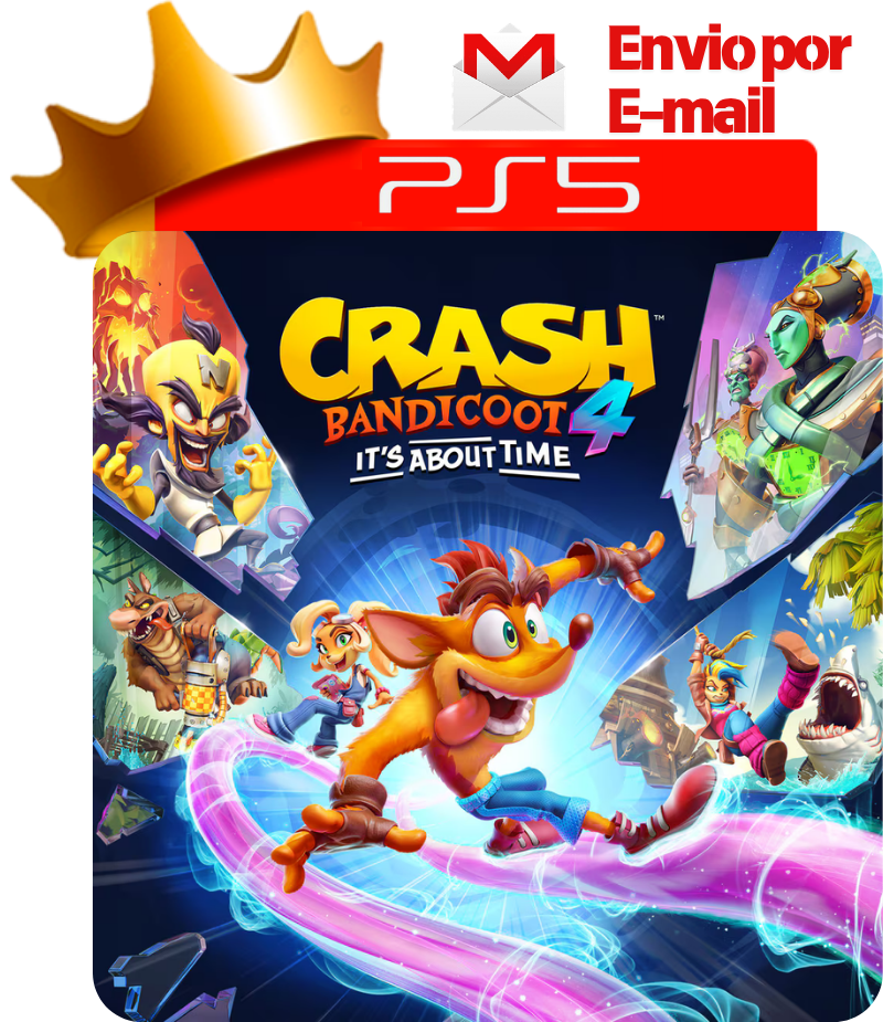 Crash Bandicoot 4: It’s About Time para PS5 - O Rei dos Games