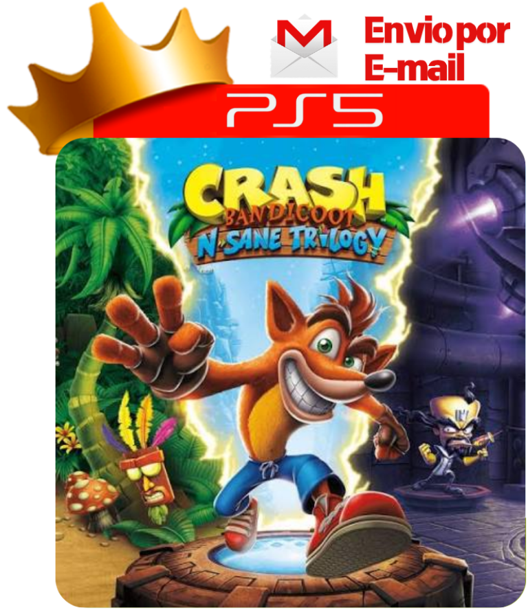 Crash Bandicoot N. Sane Trilogy para PS5 - O Rei dos Games