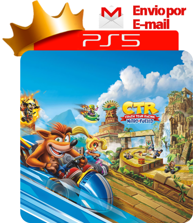 Crash Team Racing Nitro-Fueled para PS5 - O Rei dos Games