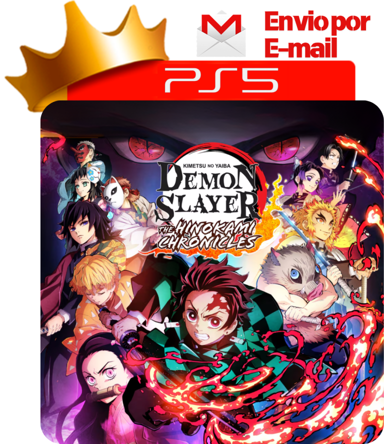 Demon Slayer: Kimetsu no Yaiba – The Hinokami Chronicles Deluxe Edition para PS5 - O Rei dos Games