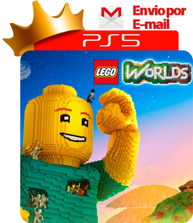 LEGO Worlds para PS5 - O Rei dos Games