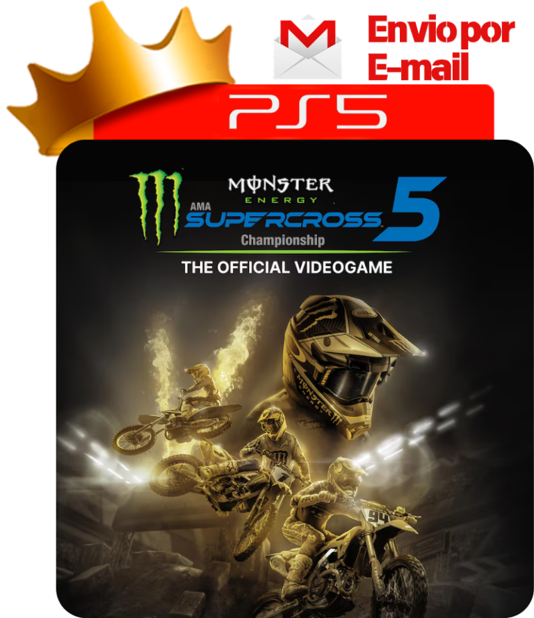 Monster Energy Supercross 5 para PS5 - O Rei dos Games
