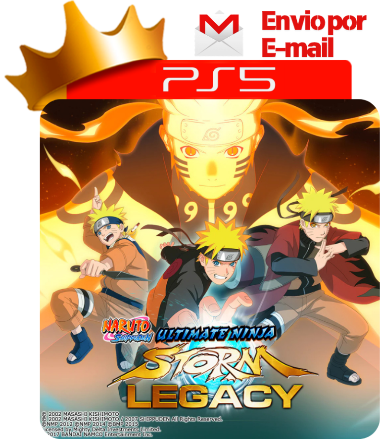 Naruto Storm Legacy para PS5 - O Rei dos Games