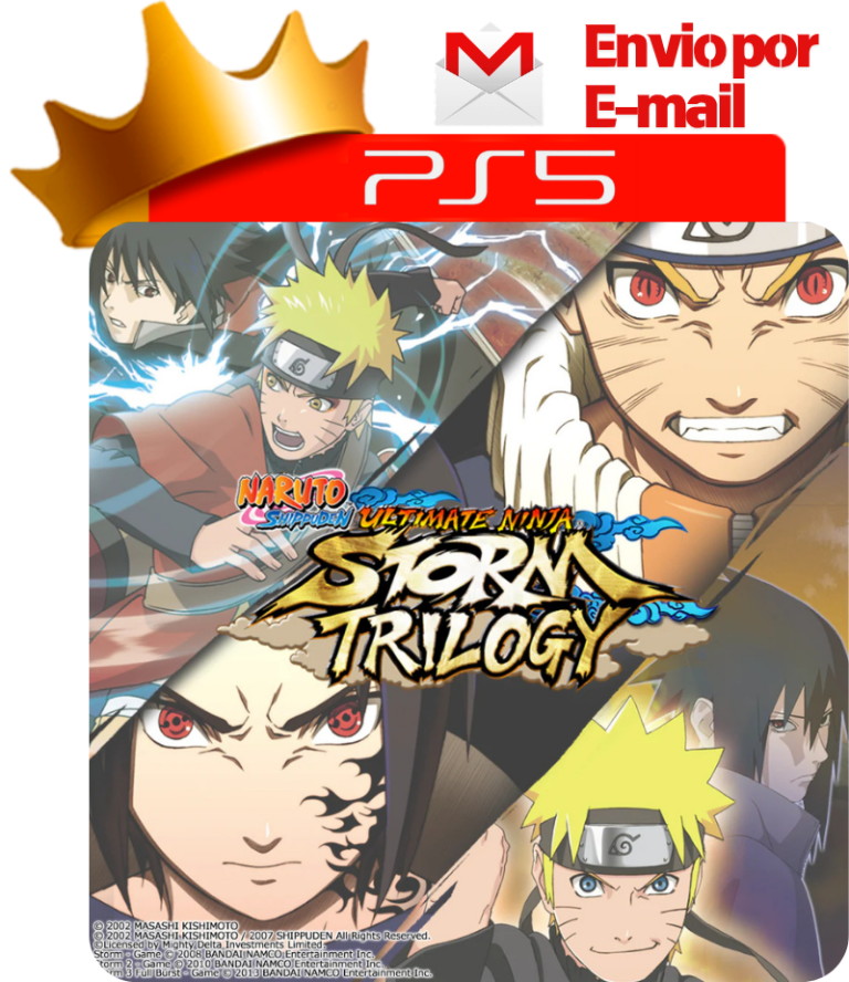 Naruto Storm Trilogy para PS5 - O Rei dos Games