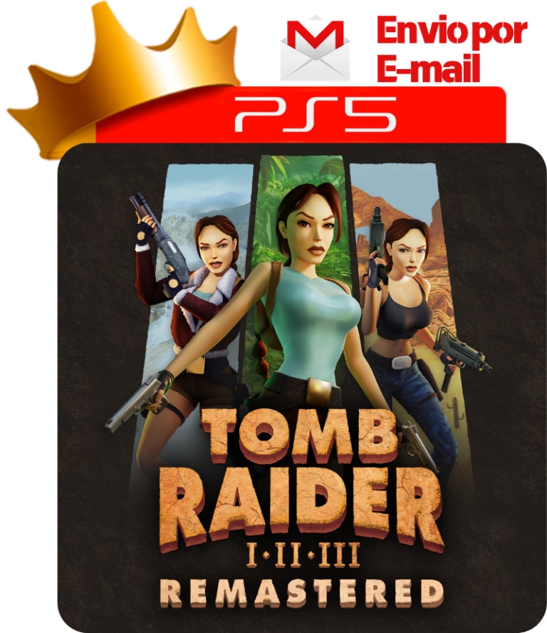 Tomb Raider I–III Remastered para PS5 - O Rei dos Games