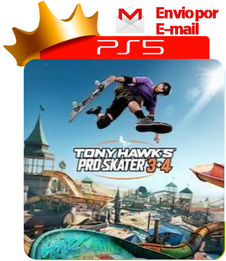 Tony Hawk’s Pro Skater 3 + 4 para PS5 - O Rei dos Games
