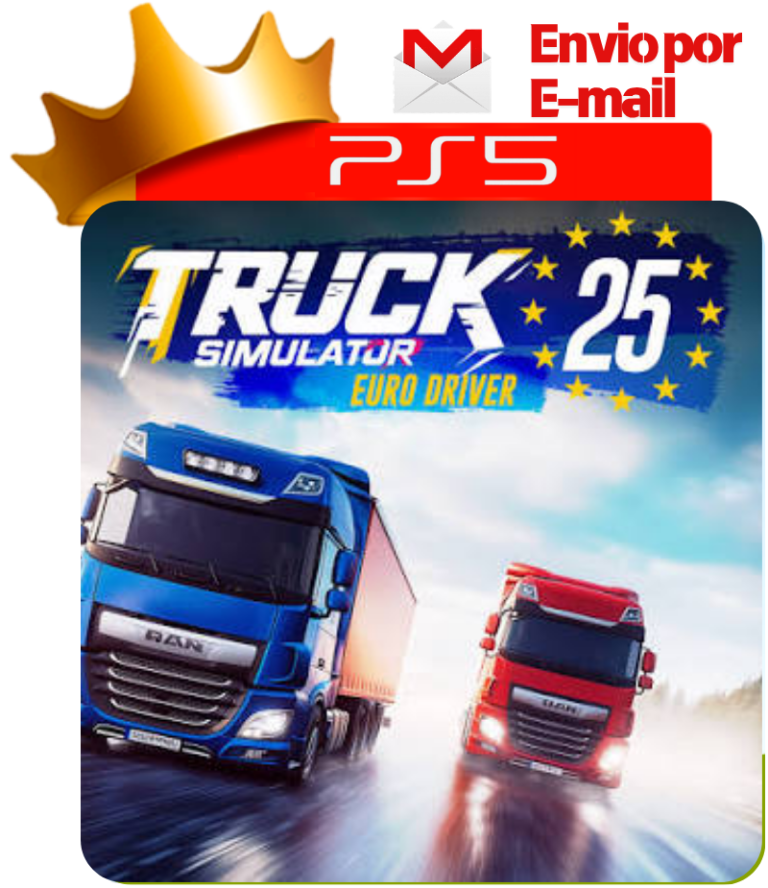 Truck Simulator 25: Euro Driver para PS5 - O Rei dos Games