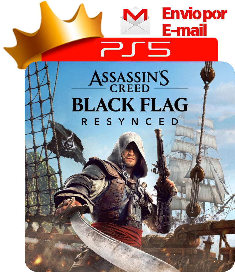 Assassin’s Creed Black Flag Resynced para PS5 - O Rei dos Games