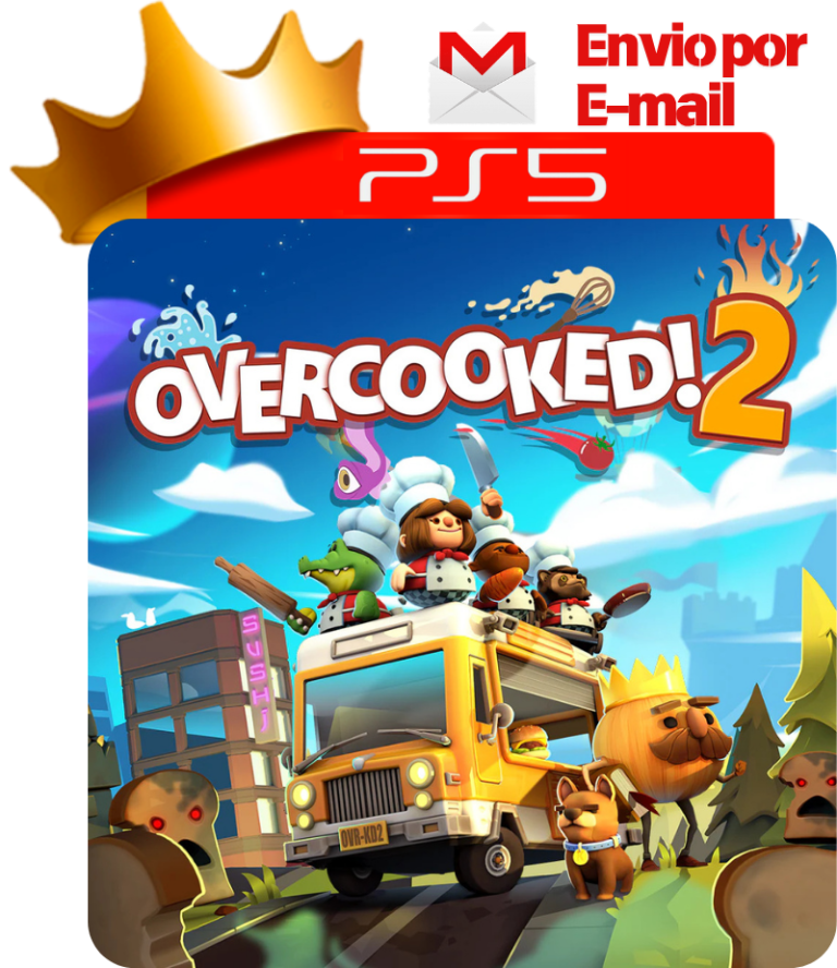 Overcooked 2 para PS5 - O Rei dos Games