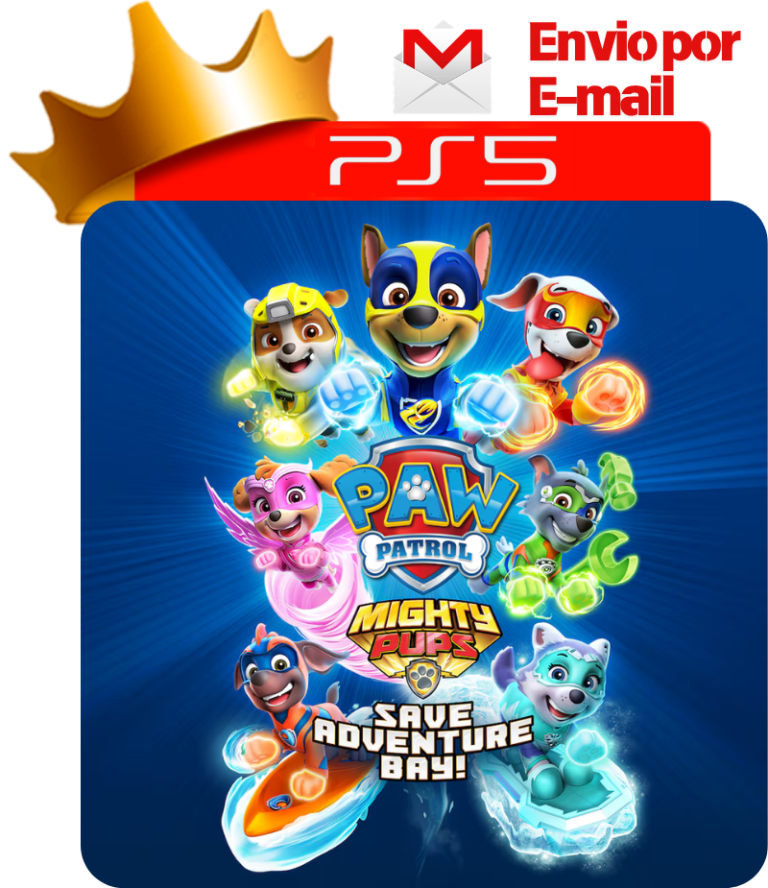 Patrulha Canina: Os Cachorrinhos Poderosos Salvam a Baía da Aventura para PS5 - O Rei dos Games