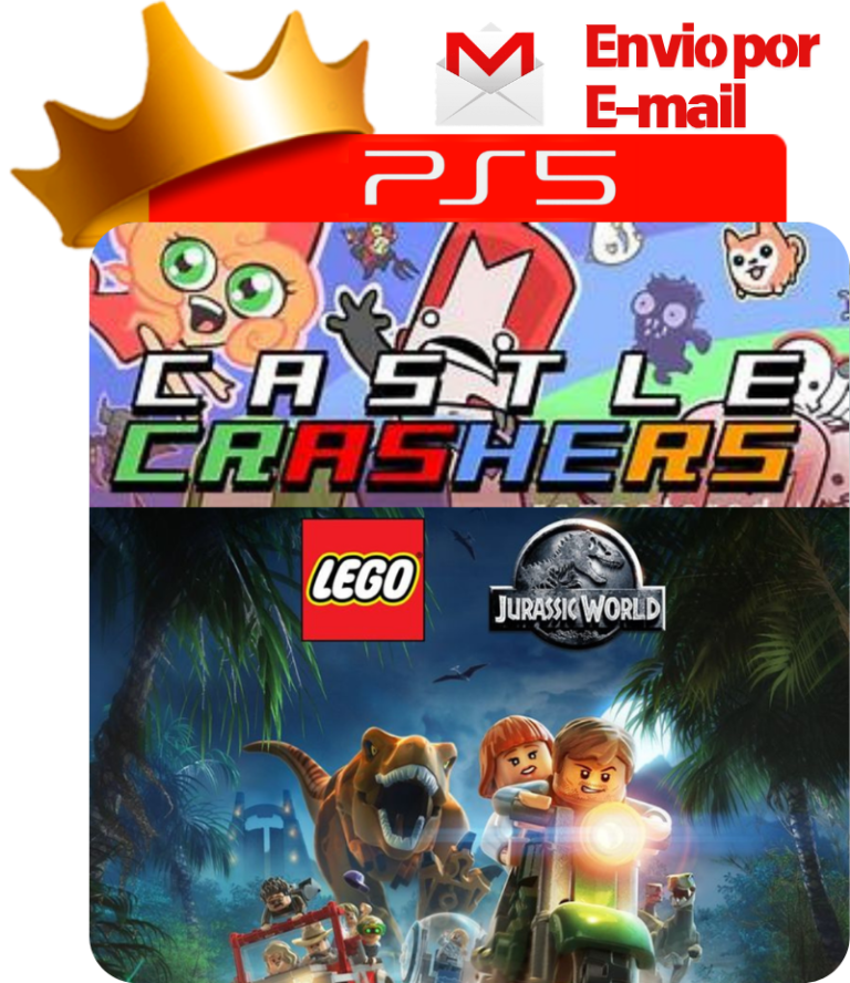 Castle Crashers + LEGO Jurassic World para PS5 - O Rei dos Games