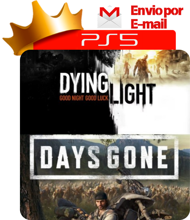 Days Gone + Dying Light para PS5 - O Rei dos Games