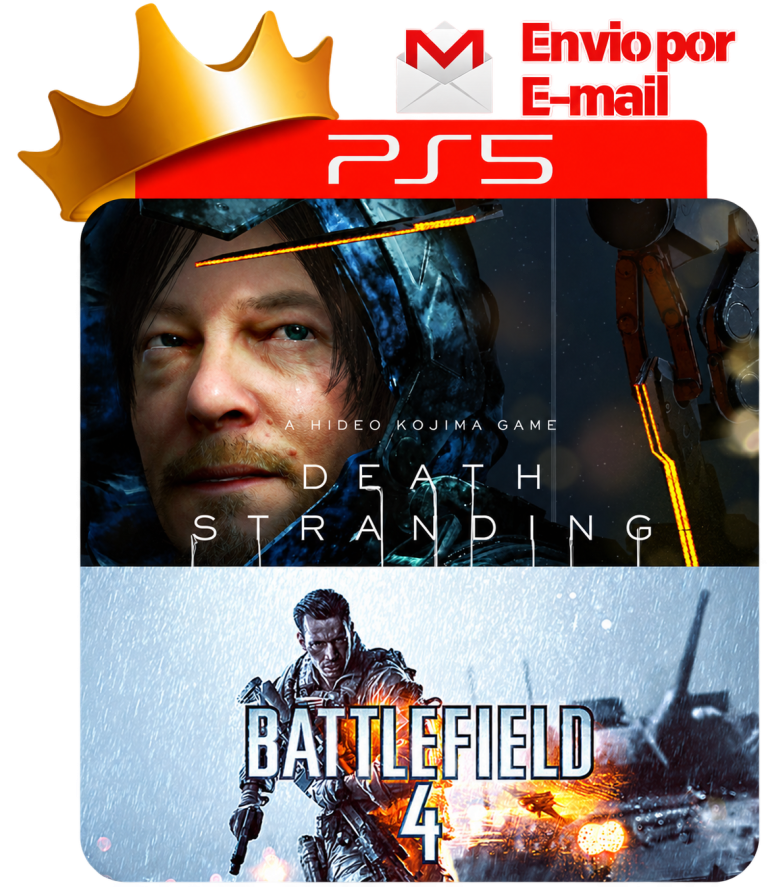 Death Stranding + Battlefield 4 para PS5 - O Rei dos Games