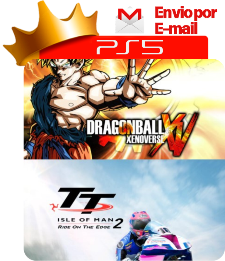 Dragon Ball Xenoverse + TT Isle of Man 2 para PS5 - O Rei dos Games