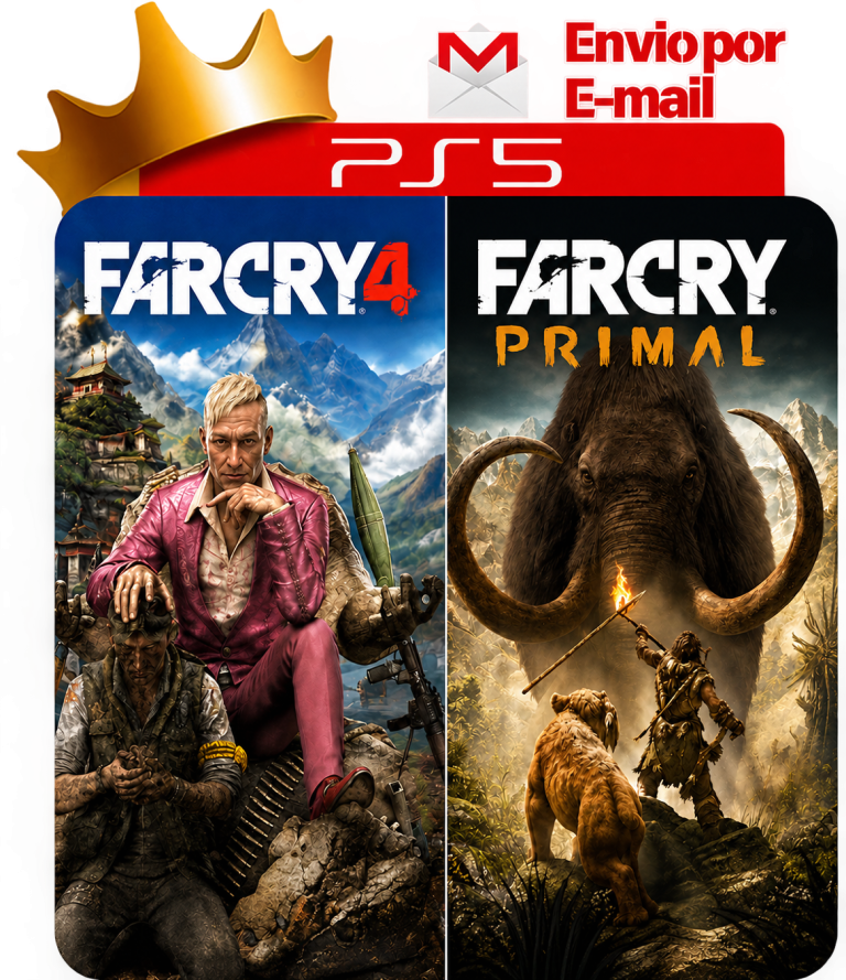 Far Cry 4 + Far Cry Primal para PS5 - O Rei dos Games