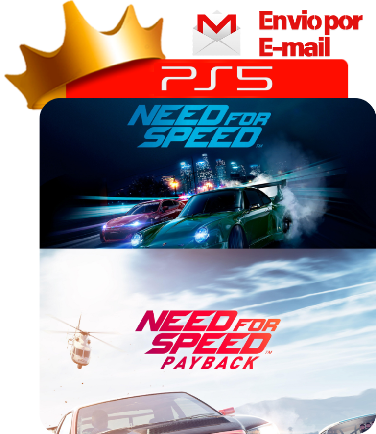 Need for Speed + Need for Speed Payback para PS5 - O Rei dos Games