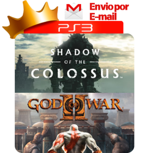 Capa de Shadow of the Colossus HD e God of War II para PS3 — O Rei dos Games