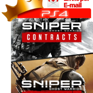 Capa Sniper Ghost Warrior Contracts + Contracts 2 para PS4 - O Rei dos Games